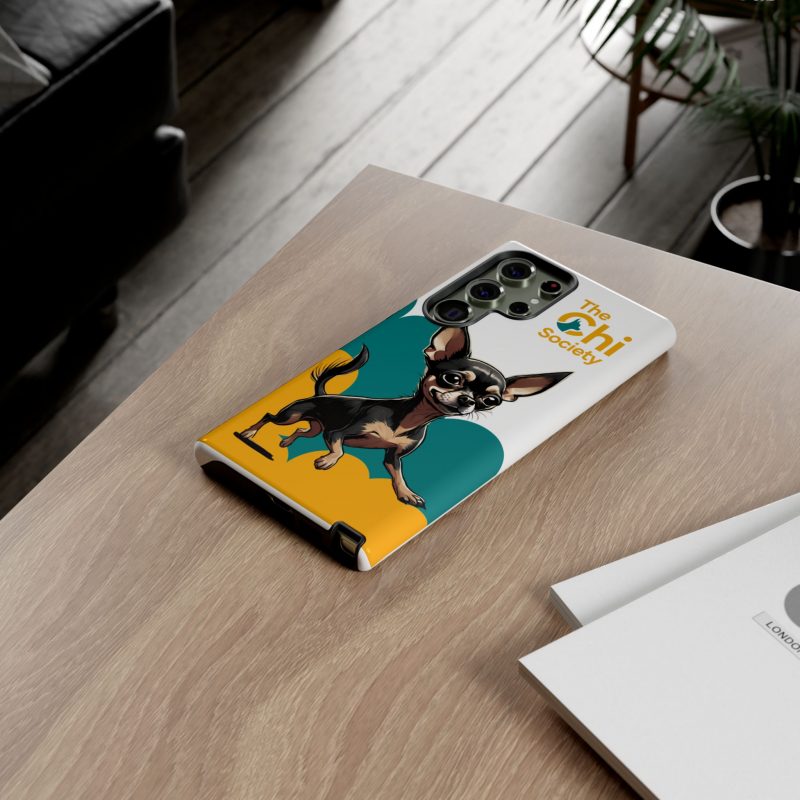 Tough Phone Case – Signature Logo + Running Chihuahua Design - Image 12