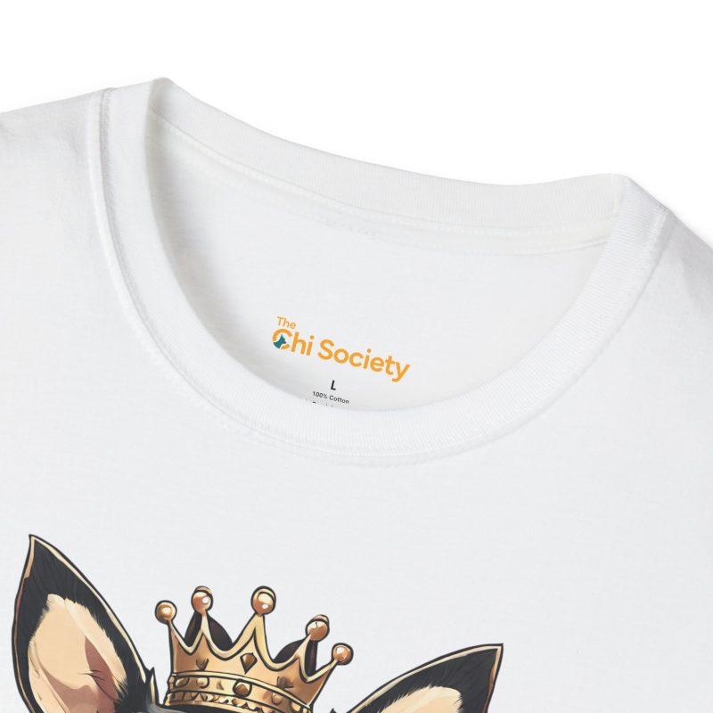 Crowned Chihuahua Tee – Unisex Softstyle - Image 3