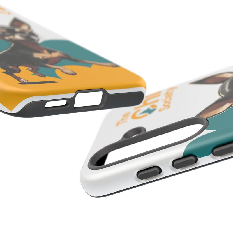 Tough Phone Case – Signature Logo + Running Chihuahua Design - Image 23