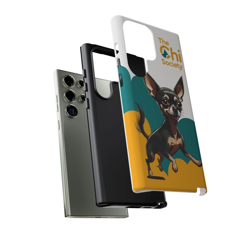 Tough Phone Case – Signature Logo + Running Chihuahua Design - Image 15