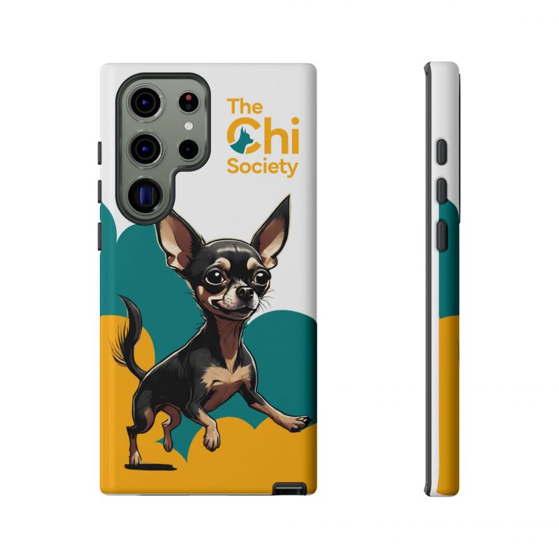 Tough Phone Case – Signature Logo + Running Chihuahua Design - Image 9