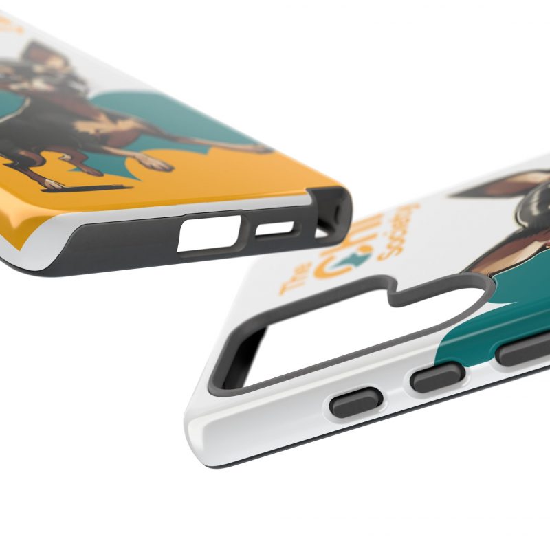Tough Phone Case – Signature Logo + Running Chihuahua Design - Image 27