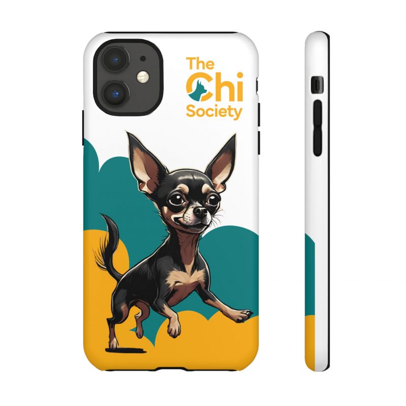 Tough Phone Case – Signature Logo + Running Chihuahua Design - Image 8
