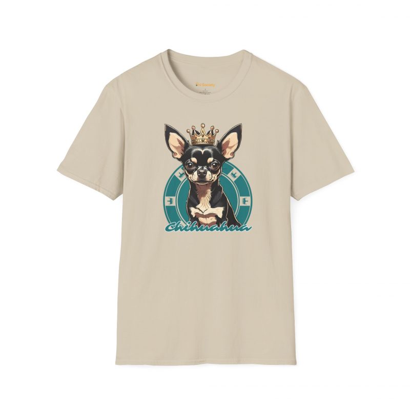 Crowned Chihuahua Tee – Unisex Softstyle - Image 4
