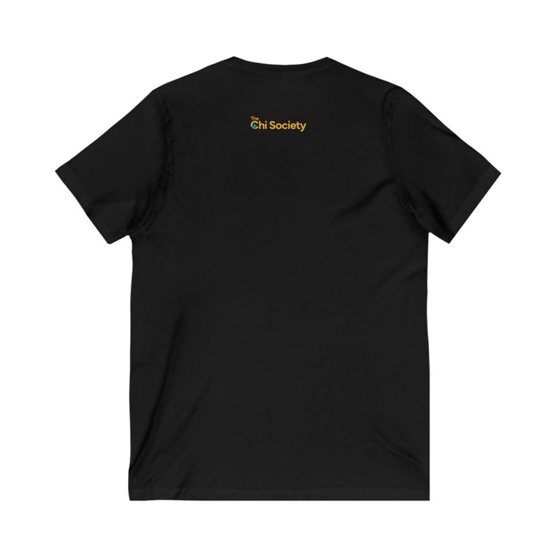 Hooded Chihuahua V-Neck Tee – Unisex Fit - Image 6